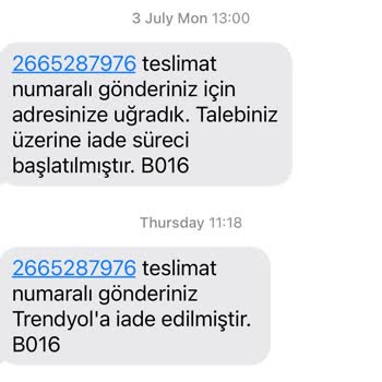 Trendyol Ücret İadesi Yapmıyor