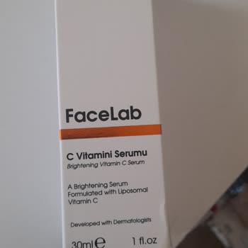 Facelab C Vitamini Serumu Kullanımı Sonucu Oluşan Ciddi Yanma