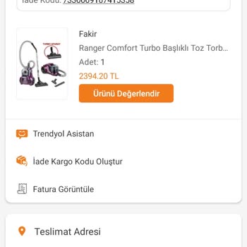 Trendyol Ürünün İade Ettim Ama Red Etmişler