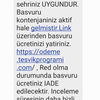 Teşvik Programı İş Başvurusu Şikayeti