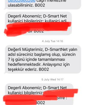 D-Smart Bitmeyen Nakil İşlemi