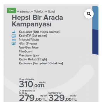 TÜRKSAT Kablo Net Fazla Fiyat Talebi