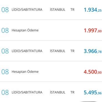 Lidio Ödeme Hizmetleri Kartımdan Para Çekimi
