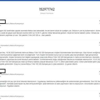 Turkcell Bilgisi Dışında Abonelik Ve Sonucunda İptal Ücreti