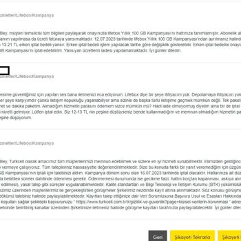 Turkcell Bilgisi Dışında Abonelik Ve Sonucunda İptal Ücreti