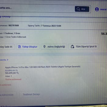 Pazarama İçi Boş Kargo