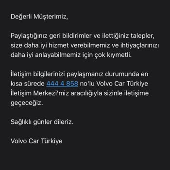 Volvo Car Servis Hakkında Türkiye