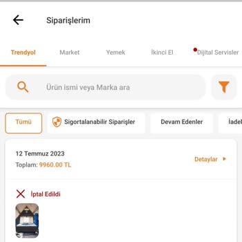 Trendyol Yatsan Mağazası Sipariş İptali Ve Fiyat Değişikliği!