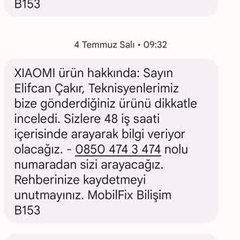 Mobilfix Bilişim Tamirata Gidip Tamir Edilmeden Gönderilen Robot Süpürge