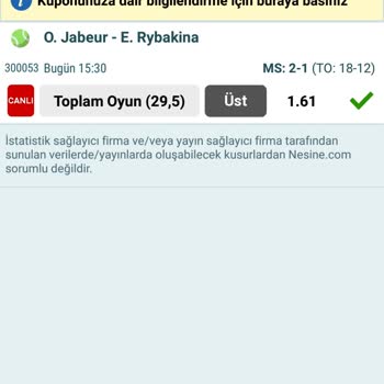 Nesine Kazanan Kupon İade Edildi
