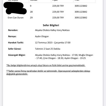 Kamil Koç Yolcusunu Almadan Gitti