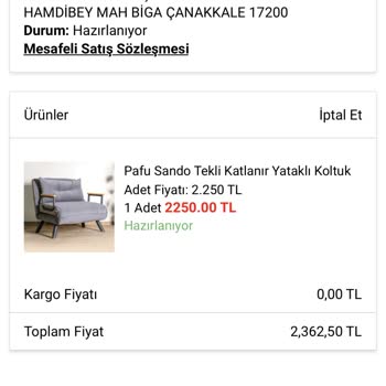 A101 Teslim Edilmeye Sipariş Ve Bilgi Alamama