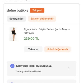 Hepsiburada İade Ücretimi Vermiyor!