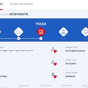 Aras Kargo Çınarcık Şube Ürün Teslim Edilmemesi
