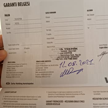 Vestel Müşteri Mağduriyeti Ve Servis Hizmetinin Kalitesizliği