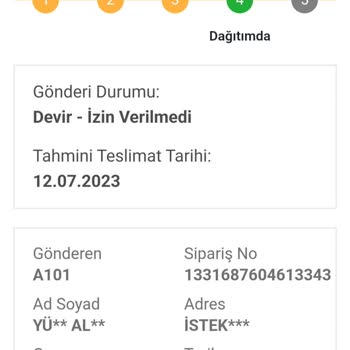 A101'in Çalıştığı Vasat Bir Günde Kargo Firması