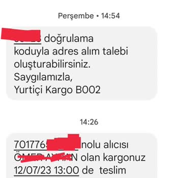 Yurtiçi Kargo Kargo Alım Ve Teslimat