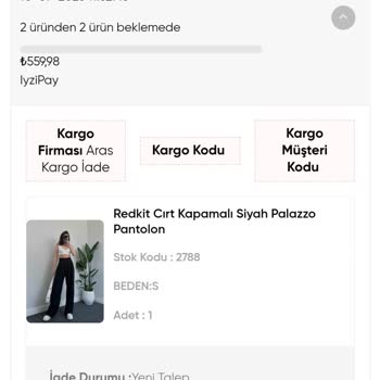 Oyku Wear İade Problemi