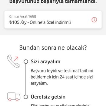 Vodafone Hattın Kullanıma Açılmaması