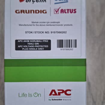 Arçelik - Apc Gerilim Koruyucu Priz