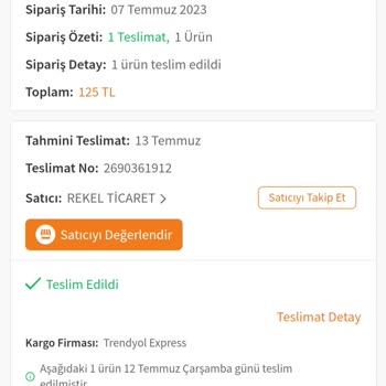 Trendyol Görseldeki Resim İle Ürün Farklı