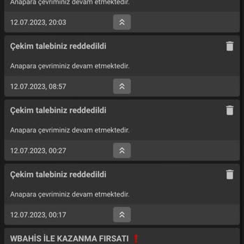 Wbahis Paramı Vermiyor! 76000 TL