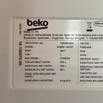 Beko Marka Buzdolabı Pişmanlığı
