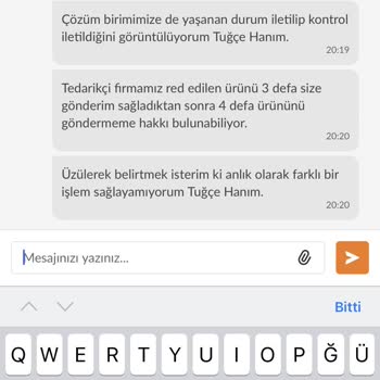 Trendyol Kargomu Karıştırmış Paramı İade Etmiyor