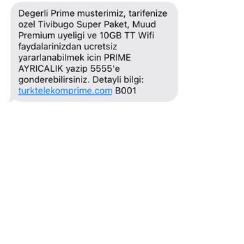 Türk Telekom Prime Tarifesi Yalanı