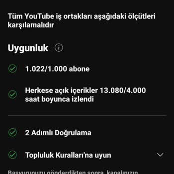 Youtube.com " Kanalınız Lara Kazanmaya Uygun Bulunmadı "