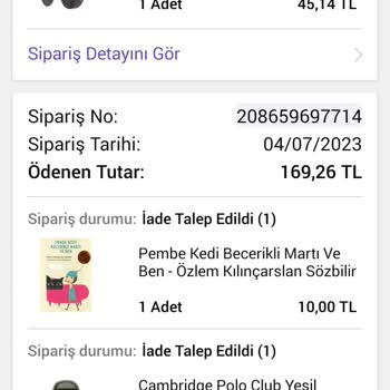 Kitapçıabi N11 Yanlış Gelen Ürün İlgilenilmiyor