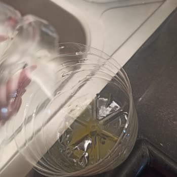 Hayat Su Danone Hayat İçecek Şişe Dibi Kahve Rengi Tortu