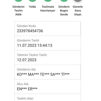 Sendeo Geç Geldi, 7/24 Talebime Bakılmadı, Müşteri Ciddiye Alınmıyor