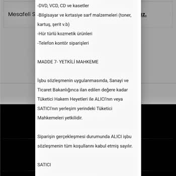 Soi Firma İade Kabul Etmiyor