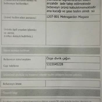 Kanz Bebek Arabası ve Gereçleri Kanz D-GO Arızalı Bebek Arabası Servis Sorumsuzluğu