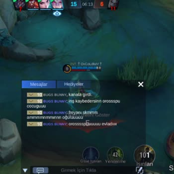 Mobile Legends Oyunda Tehdit Eden Bir Kullanıcı