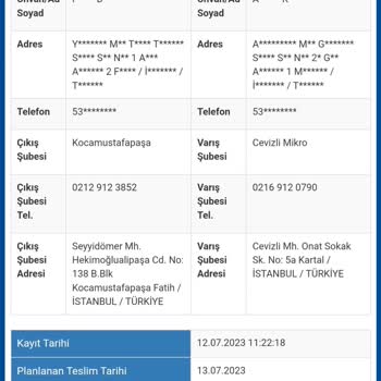 Sürat Kargo Dolap Kargom Sisteme Düşmedi