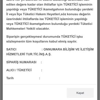 Birnumara.com İnternet Alışverişinde Alınan Ürün Gelmedi Bedava Paramız Gitti