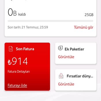 Vodafone Pişmanlıktır ve Adamına Göre Muamele Yapılan Tek Yer