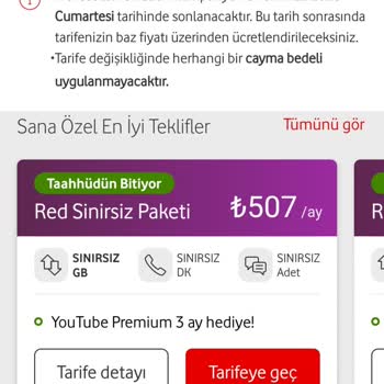 Vodafone Tarifemi Yükseltmek İstemiyorum.! Niye Buna Mecbur Bırakılıyoruz.