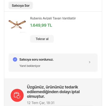 Hepsiburada Bilgim Dışı Sipariş İptali