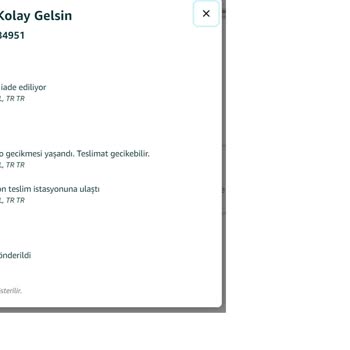 Kolay Gelsin Amazon Deposundan Kolay Gelsinle Çıkan Kargo Geri Gönderiliyor