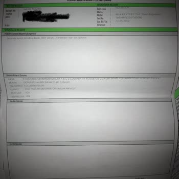 Monster Notebook Cihazım Serviste Zarar Gördü