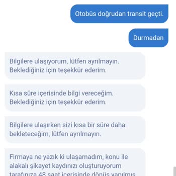 Obilet Güney Akdeniz Seyahat Beni Almadan Gitti