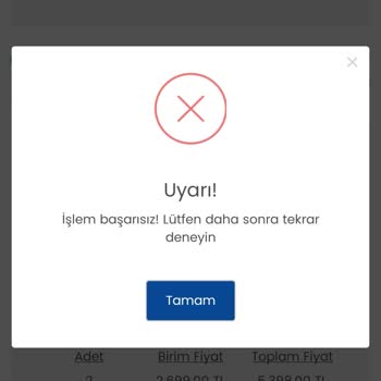 D&R Siparişimi İptal Edemiyorum.