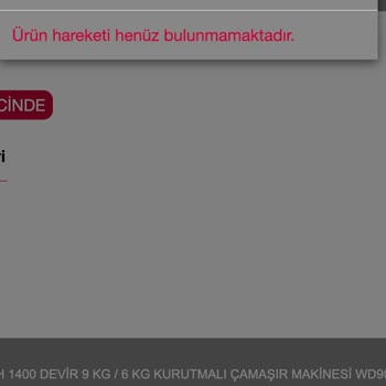 Horoz Lojistik Tarafından Gönderilmeyen Kargo