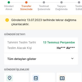 Trendyol Express Kayıp Kargo, İşlem Yapılmayan Kargo