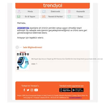 Trendyol'dan Yaşadığım Mağduriyet