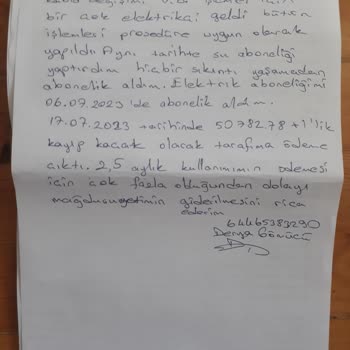 Akdeniz Elektrik Dağıtım Bana Kaçak İşlem Uygulaması