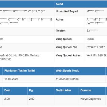 Sürat Kargo Kargom Şubede Bekliyor
